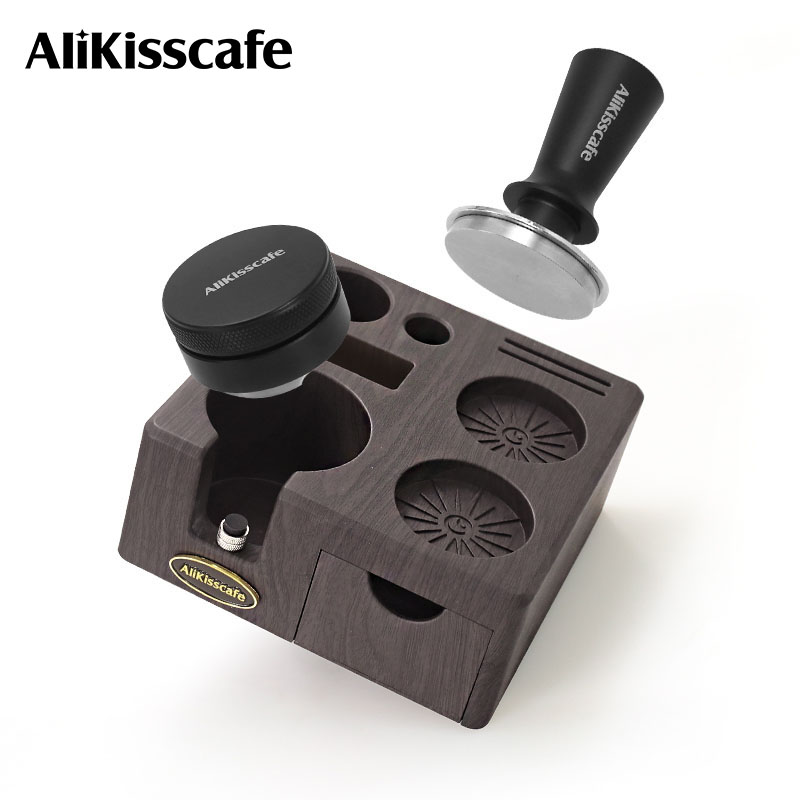 Coffee Equipment Accessories - Alikisscafe コーヒータンピングステーション 51 ミリメートル 54 ミリメートル