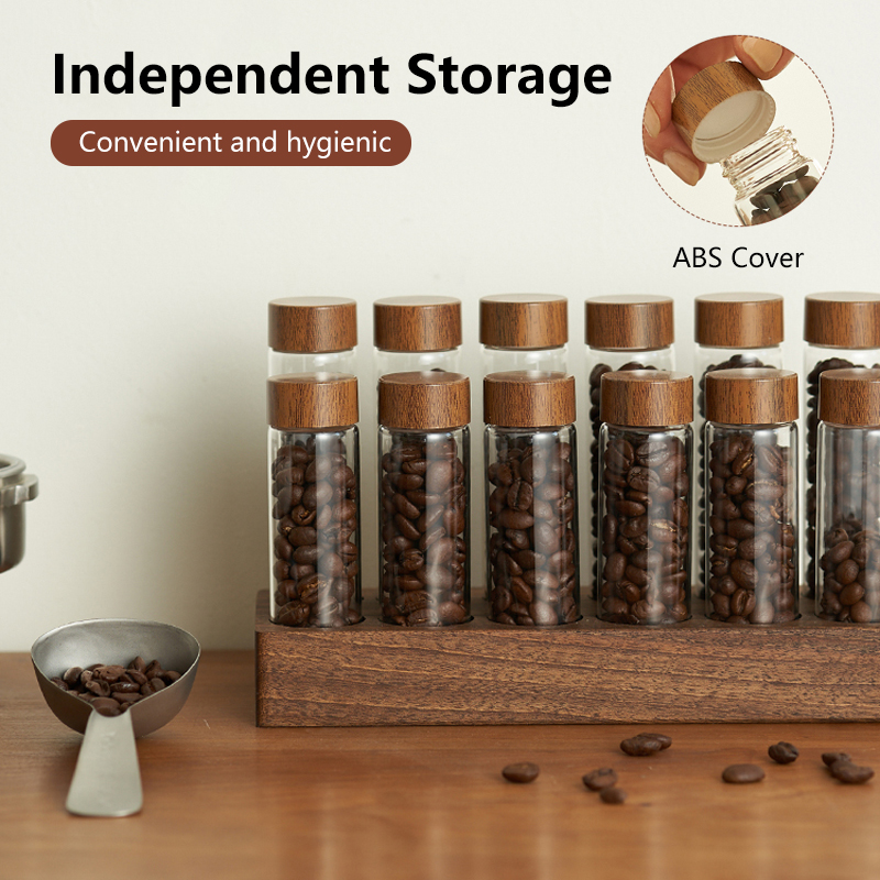 ZIRKUS コーヒー豆収納容器チューブディスプレイラックテ - Coffee Equipment Accessories のレビューと価格