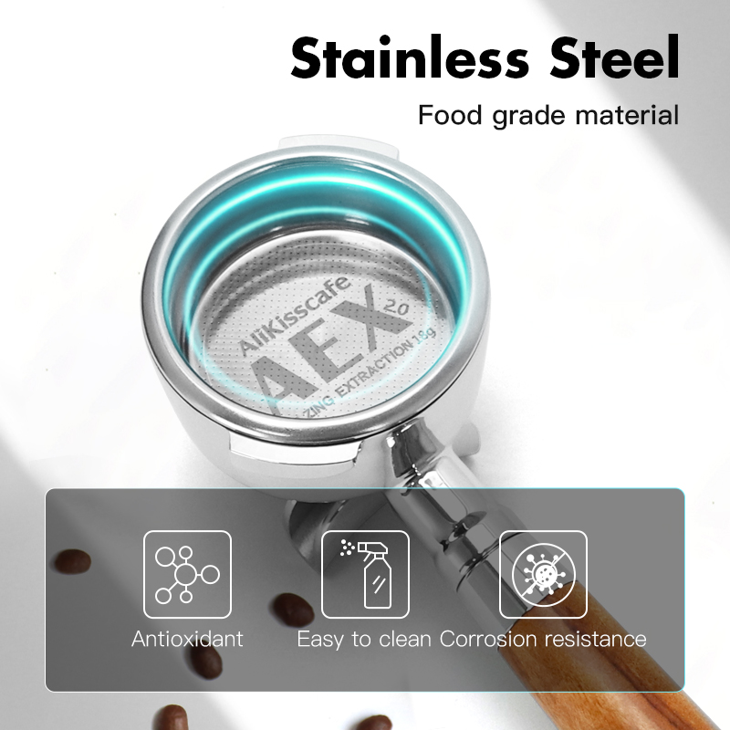 AliKisscafe 58 ミリメートルコーヒーポルタフィ - Coffee Equipment Accessories のレビューと価格