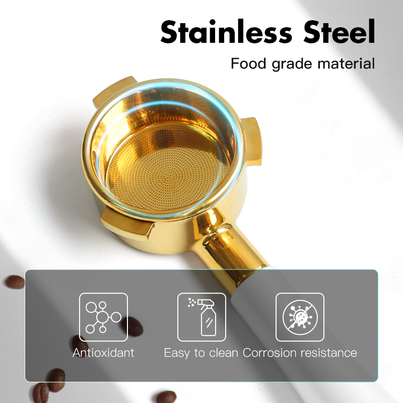 AliKisscafe 54 ミリメートルコーヒー底なしポル - Coffee Equipment Accessories のレビューと価格
