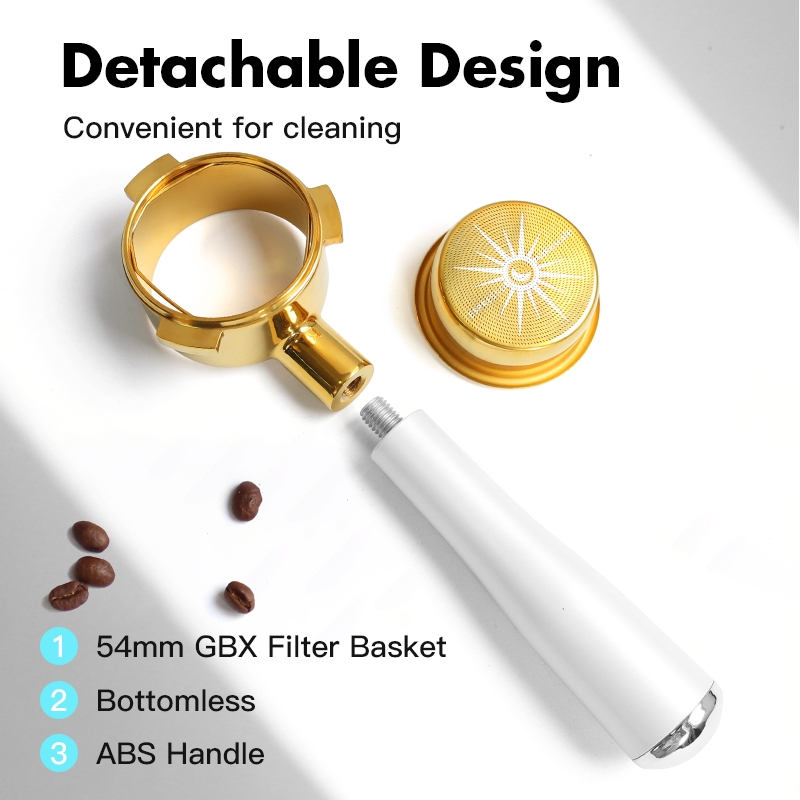 AliKisscafe 54 ミリメートルコーヒー底なしポル - Coffee Equipment Accessories のレビューと価格