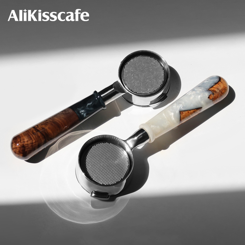 AliKisscafe 58mm コーヒーボトムレスポルタフ - Coffee Equipment Accessories のレビューと価格