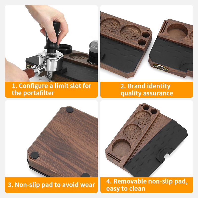 コーヒータンピングステーションスタンドポルタフィルターホルダ - Coffee Equipment Accessories のレビューと価格